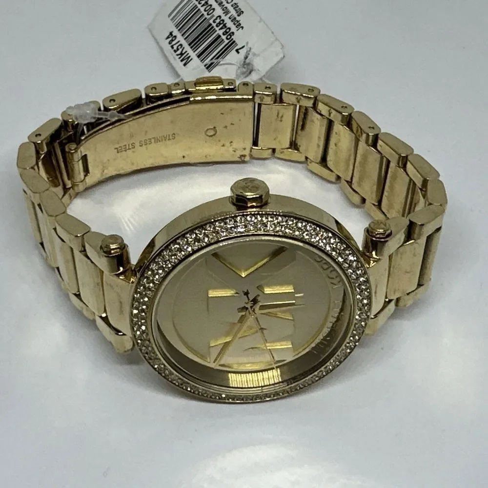 Michael Kors Parker MK5784 Women's Gold Stainless Steel Analog Dial Watch NUL18